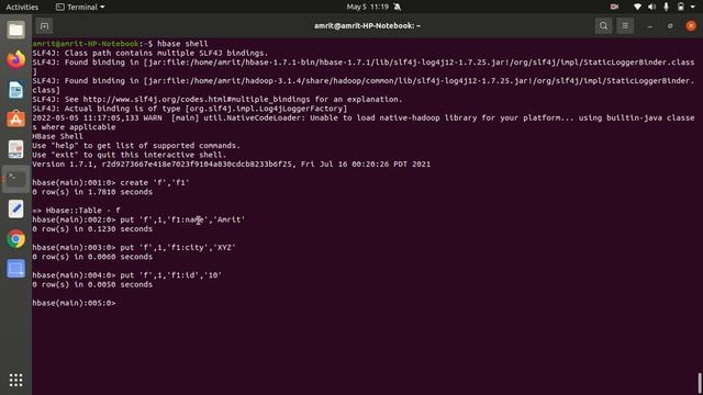 Apache Hbase : Basic Shell Commands with Examples (Part - 3) смотреть онлайн