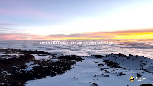 The Legendary Nimsdai Climbs Kilimanjaro With Altezza Travel