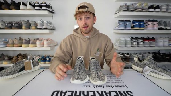 REAL VS FAKE! ADIDAS YEEZY 350 V1 TURTLE DOVE SNEAKER COMPARISON!