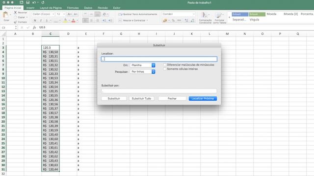 [EXCEL] FUNÇÃO LOCALIZAR E SUBSTITUIR - PONTO POR VIRGULA смотреть онлайн