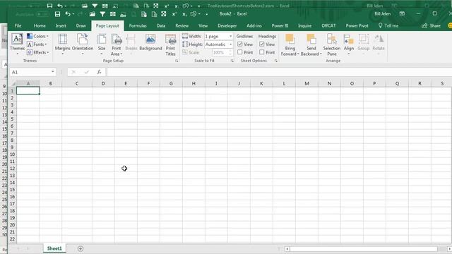 Excel Shortcut - Ctrl+N to Use Defaults for new Excel Workbook - Episode 2148 смотреть онлайн