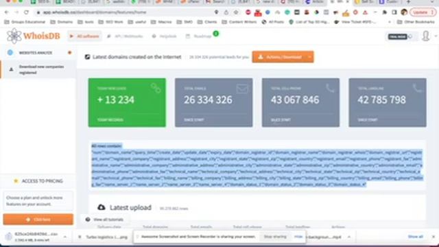 Whois DB - Insight of WhoisDB | The Database of newly registered domain names. смотреть онлайн