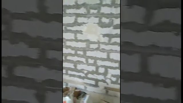 1-й этап шпаклёвки стен из газобетона и листов ГК. смотреть онлайн