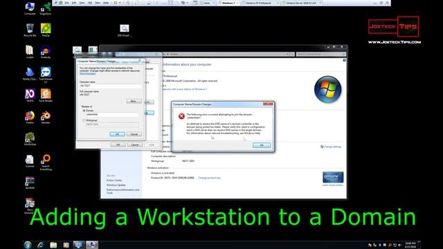 HOW TO | setup a Domain Controller, DNS and Block websites | JoeteckTips смотреть онлайн