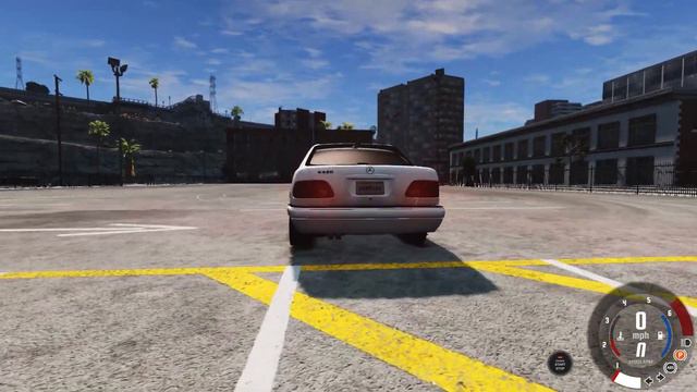 Машина против столба//BeamNG drive смотреть онлайн