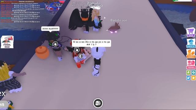 КОЛЕСО ФОРТУНЫ на ФЛАЙКУ, Т-Рекса и ДоДо в Роблокс Адопт Ми! Roblox Adopt Me смотреть онлайн