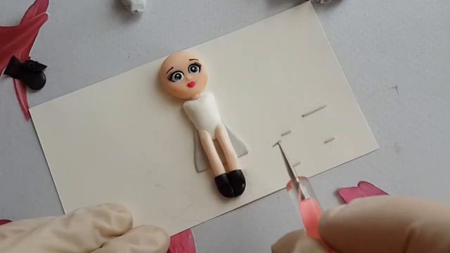 Девочка из полимерной глины, делюсь своим МК/DIY чиби девочка из глины fimo смотреть онлайн