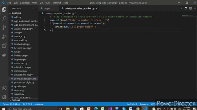 Python Program | To Find Prime or Composite Number| Python Examples смотреть онлайн