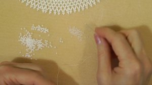 Бисероплетение. Мастер-класс для начинающих. Колье - сеточка из бисера