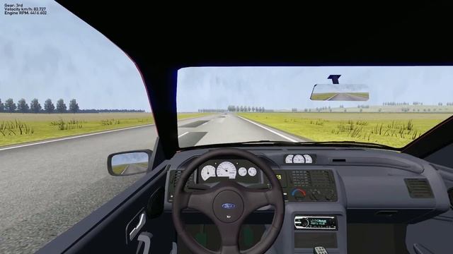 Ford Escort Mk5 1.4 '92 drive (Links) - Racer: free game смотреть онлайн