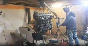 Кран для снятия двигателя Своими руками