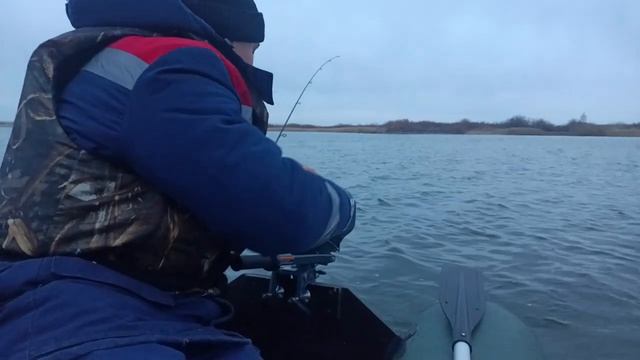 ЗАКРЫТИЕ сезона! СУРОВАЯ погода! НО без РЫБЫ мы не остались! #рыбалка #осень #щука #джиг смотреть онлайн