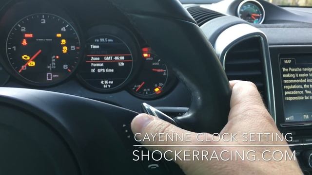 Porsche Cayenne How To Set The Clock Time смотреть онлайн