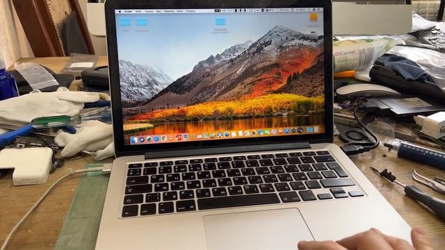Глючит лагает трекпад MacBook Pro 13 Mid 2014 A1502 стирка топ кейса после залития смотреть онлайн