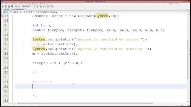 #13 [Java] – Velocidad media en Km/h, Km/min, Km/s, m/min y m/s смотреть онлайн