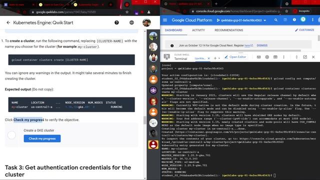 Kubernetes Engine: Qwik Start | QwikLabs GSP100 | Google Cloud Platform смотреть онлайн