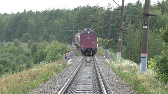 Электровоз ЭП2К-355 с диагностическим комплексом Интеграл смотреть онлайн