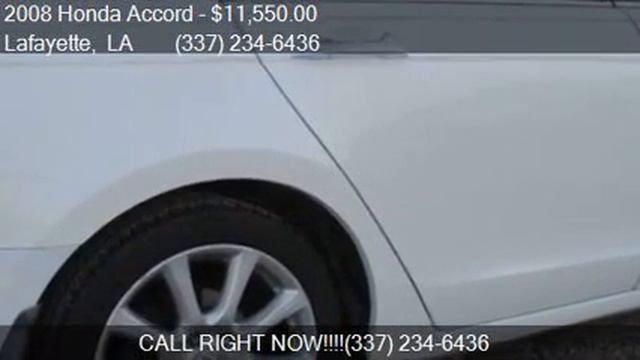 2008 Honda Accord EX-L V6 w/Navi for sale in Lafayette, LA 7 смотреть онлайн