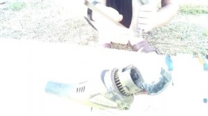 Huter get-600 Снятие головки (катушки)