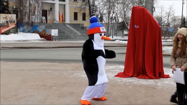 Талисман ЧМ по зимнему плаванию 2016 - танцует! смотреть онлайн