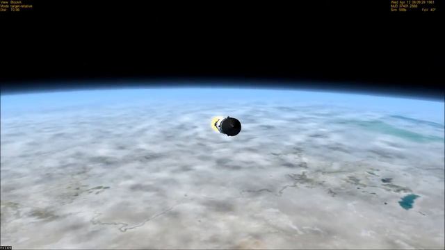 Orbiter #1 - Восток-1. Выход на орбиту. смотреть онлайн