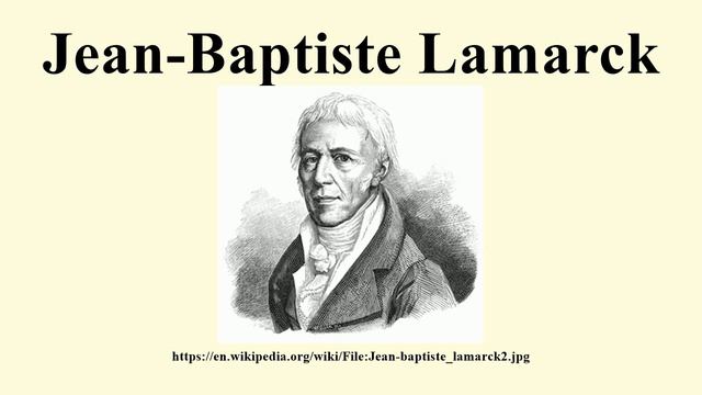 Jean-Baptiste Lamarck смотреть онлайн