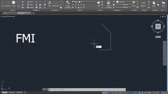 كيفية عمل Mirror في الاوتوكاد (How to make a mirror in autocad) смотреть онлайн