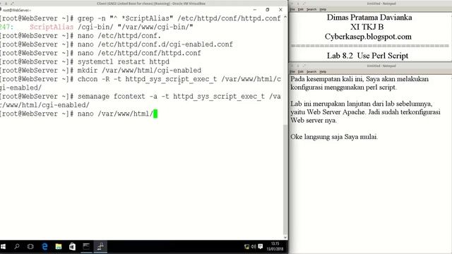 Lab 8.2 Use Perl Script смотреть онлайн