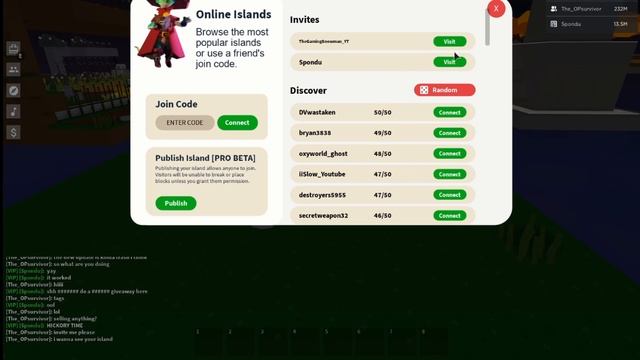 How To Join Other People's Islands And Upload your Island to the Popular List,Islands/Skyblox Roblo смотреть онлайн