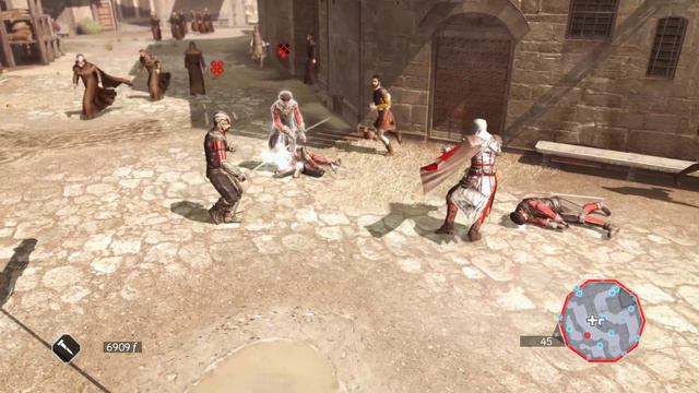 Assassin's Creed 2: Intense Hidden Blade Combat Gameplay! смотреть онлайн