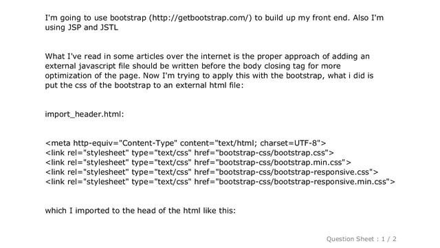 HTML : Adding bootstrap in HTML смотреть онлайн