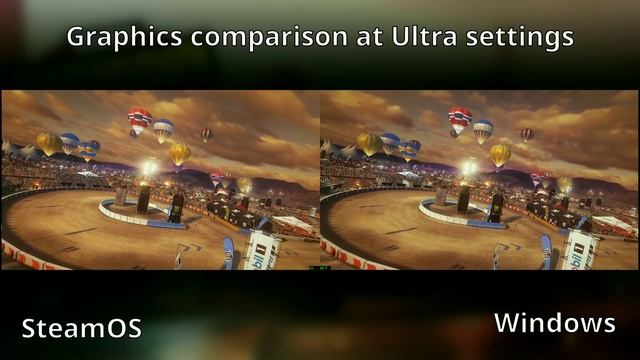 Dirt Showdown benchmark on SteamOS & Windows смотреть онлайн