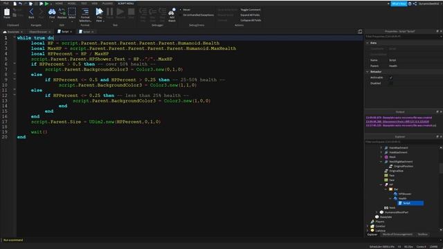 How To Make A Health Bar For Players/NPC's! | Roblox Studio Tutorial смотреть онлайн