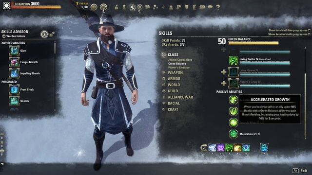 Magicka Warden PvP Build - Flames of Ambition - BGs & IC смотреть онлайн