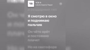 ЧСВ — Lida × Серега Пират (караоке, текст)