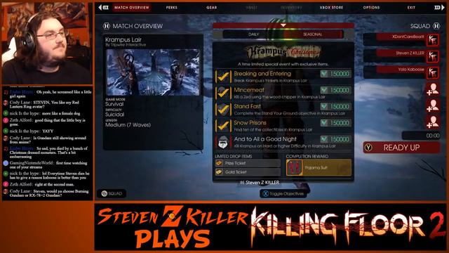 Killing Floor 2 Krampus Christmas (DLC) Stream With Friends смотреть онлайн