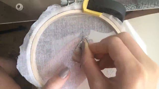 Современная вышивка гладью / портрет/ hand embroidery / portrait смотреть онлайн
