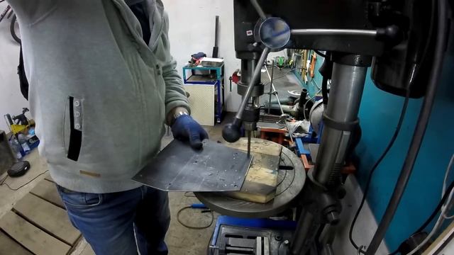 Drilling Machine With An Engine From An Old Washing Machine, How To Make It Yourself