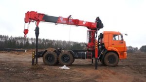 Корейская бурильно-крановая установка Taurus 086A на базе седельного тягача КамАЗ 43118