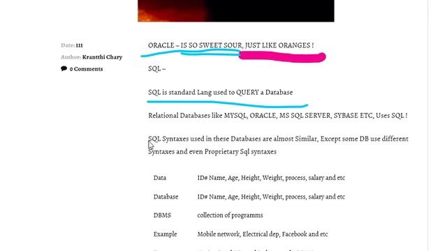 ORACLE BASIC COMMAND смотреть онлайн