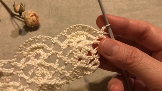 ВОРОТНИЧОК крючком. Шаг за шагом. смотреть онлайн