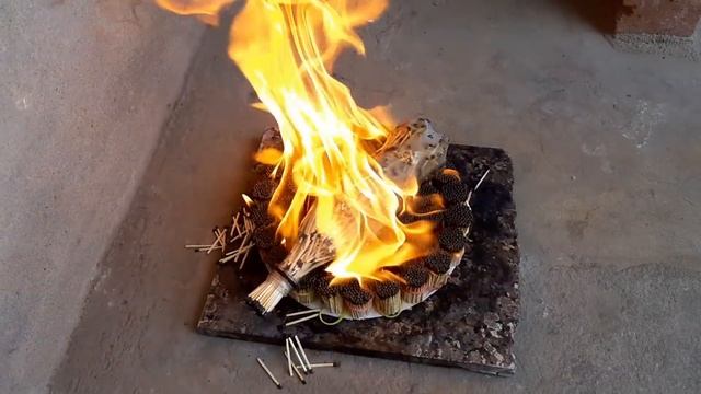 1000 Matches With Filled Matches Bottle Science Experiments смотреть онлайн