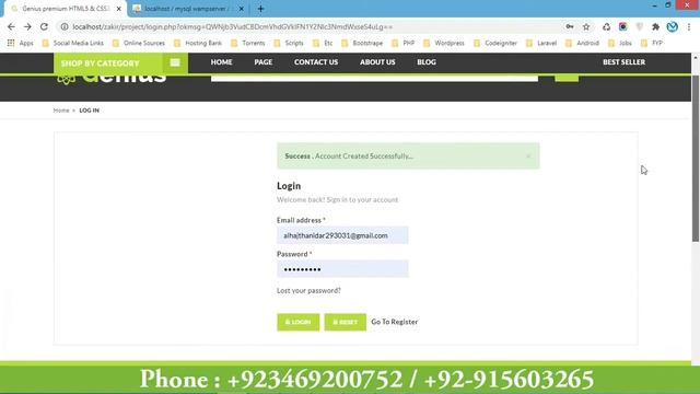 PHP Shopping Cart - How to Register a User , Login User , User Profile & logout a user - Part 16 смотреть онлайн