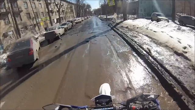 Irbis TTR250 2014. Тест карбюратора KEIHIN PZ30. смотреть онлайн