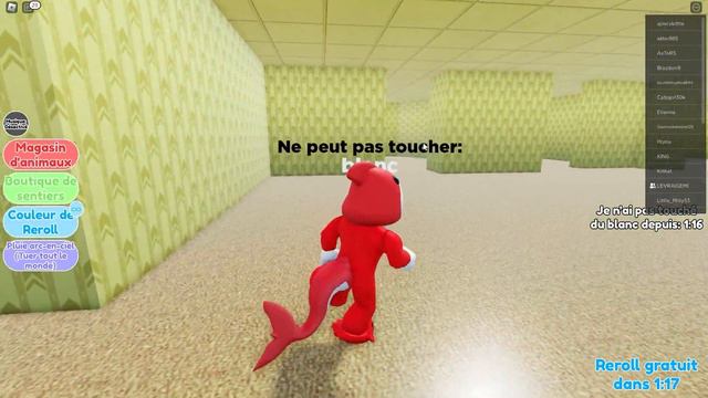 NE TOUCHES PAS LA MAUVAISE COULEUR dans ROBLOX ! смотреть онлайн