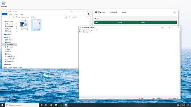 Convert RTF to TXT смотреть онлайн