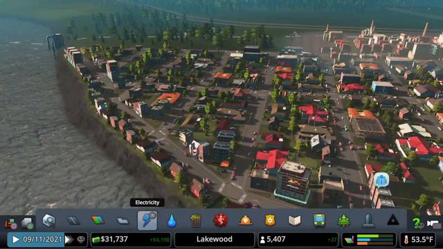 Cities Skylines 1st city day 3 PS4 sim city style gameplay смотреть онлайн