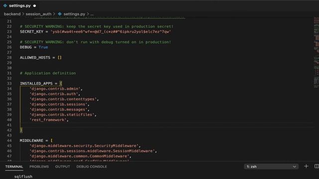 Django & React Session Authentication and CSRF | Part 2 - Backend Settings смотреть онлайн