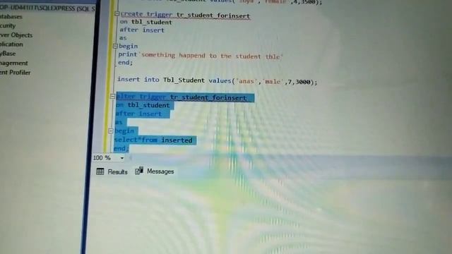 trigger create And update delete and insert in SQL(2) смотреть онлайн