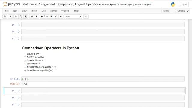 (2022) Lecture 7 || Operators in Python || Arithmetic, Assignment, Comparison Operators[Hindi-Urdu] смотреть онлайн